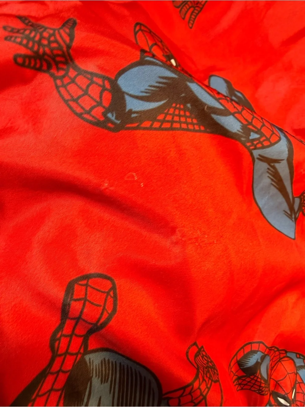 Marvel Spider-Man Red and Blue Hooded Kids Jacket - Picture 5 of 5